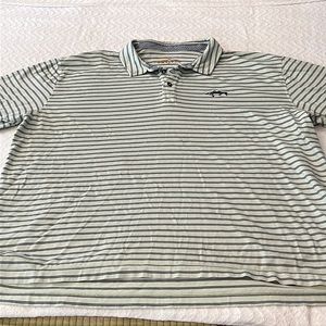 Orvis golf shirt with fish, size XXL